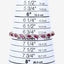 7.78 Carat Genuine Ruby and White Diamond Bracelet in 10K Yellow Gold