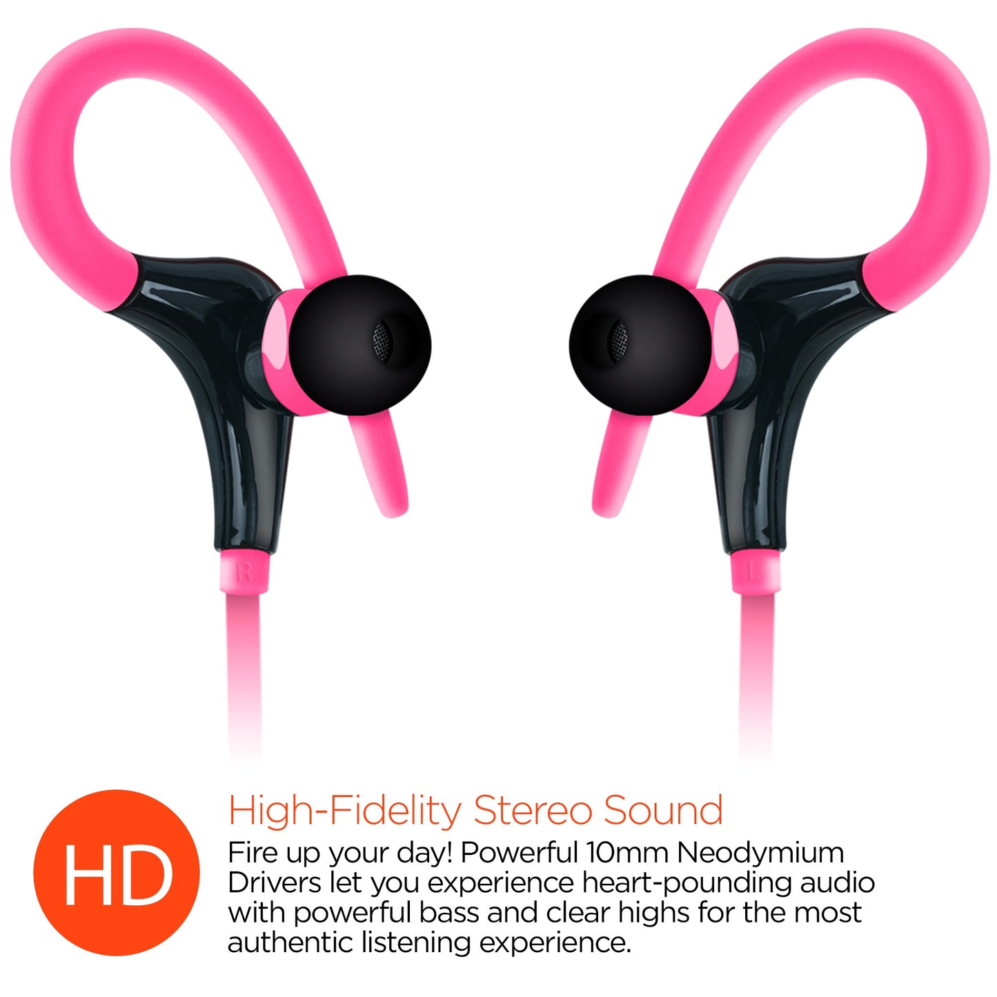 Écouteurs sans fil Bluetooth HyperGear Marathon Sport