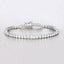 7.00 Carat Lab Grown Diamond 14K White Gold Bracelet