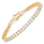 Pulsera de Diamante Creado en Laboratorio de 7.00 Quilates en Oro Amarillo de 14K