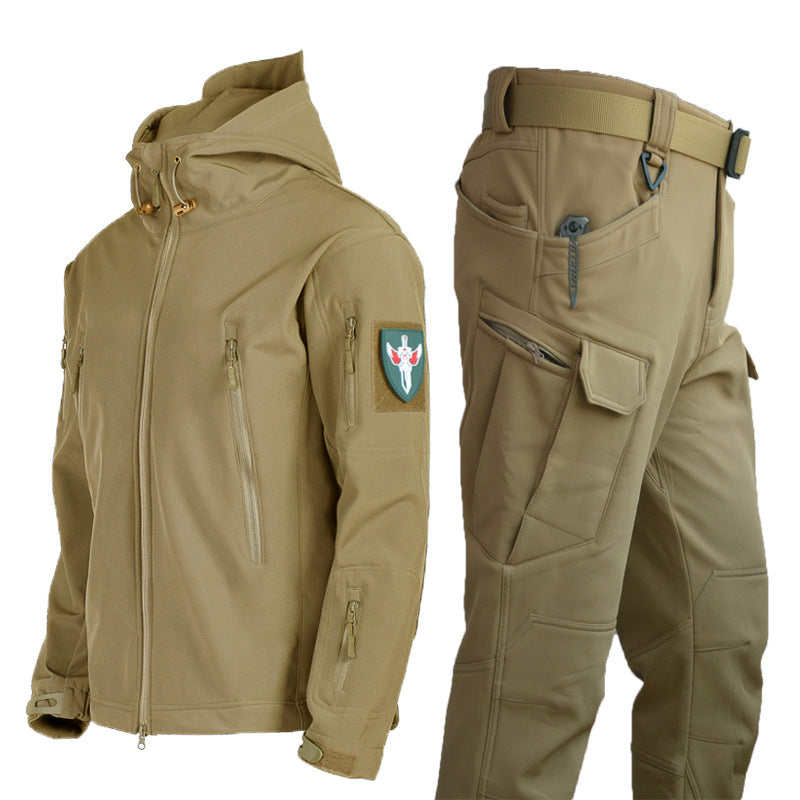Chaqueta deportiva de concha suave de piel de tiburón para hombre