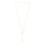 Collier de chapelet en or jaune 14 carats élégant