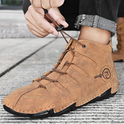 Botas de Cuero para Hombre Premium - Calzado Exterior Cálido y Acogedor