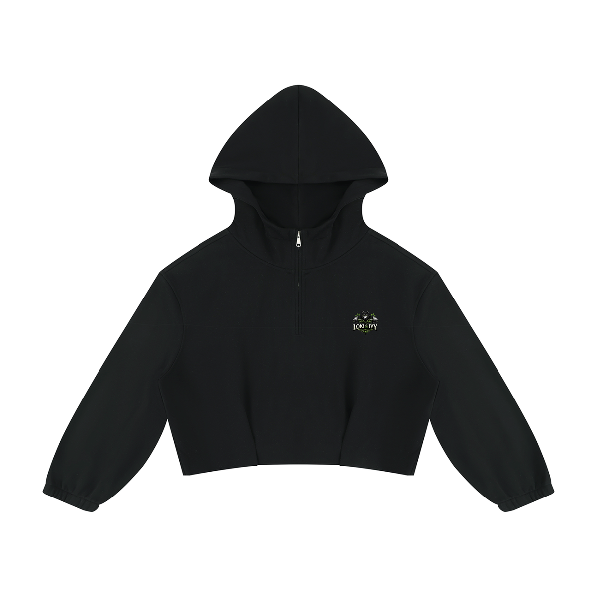 Sudadera con cremallera de cuarto de Loki & Ivy para mujeres