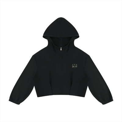 Sudadera con cremallera de cuarto de Loki & Ivy para mujeres