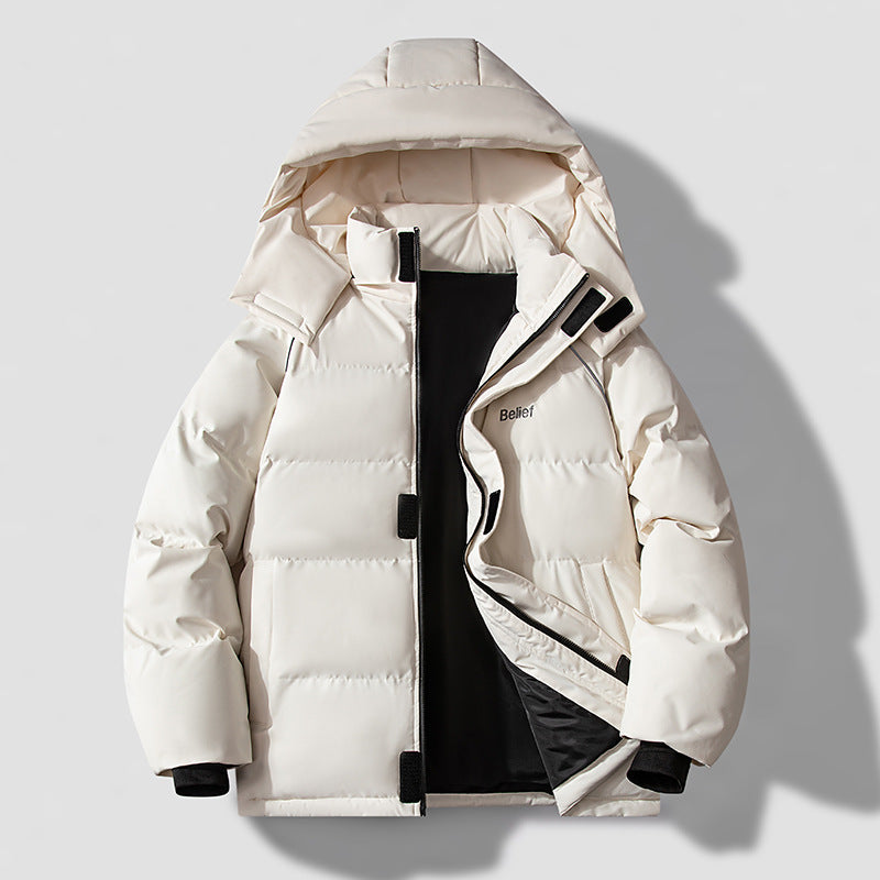 Chaqueta de Algodón Acolchada Impermeable de Dos Piezas Cálida