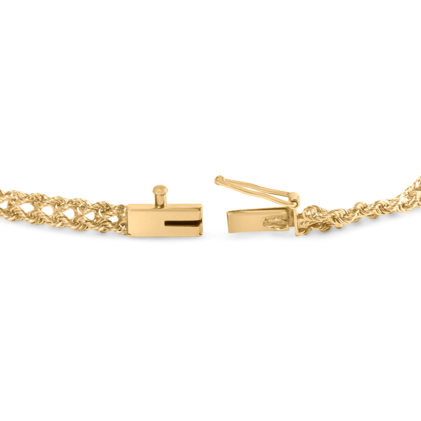 Pulsera de Diamantes de Oro Amarillo de 10K - 7"