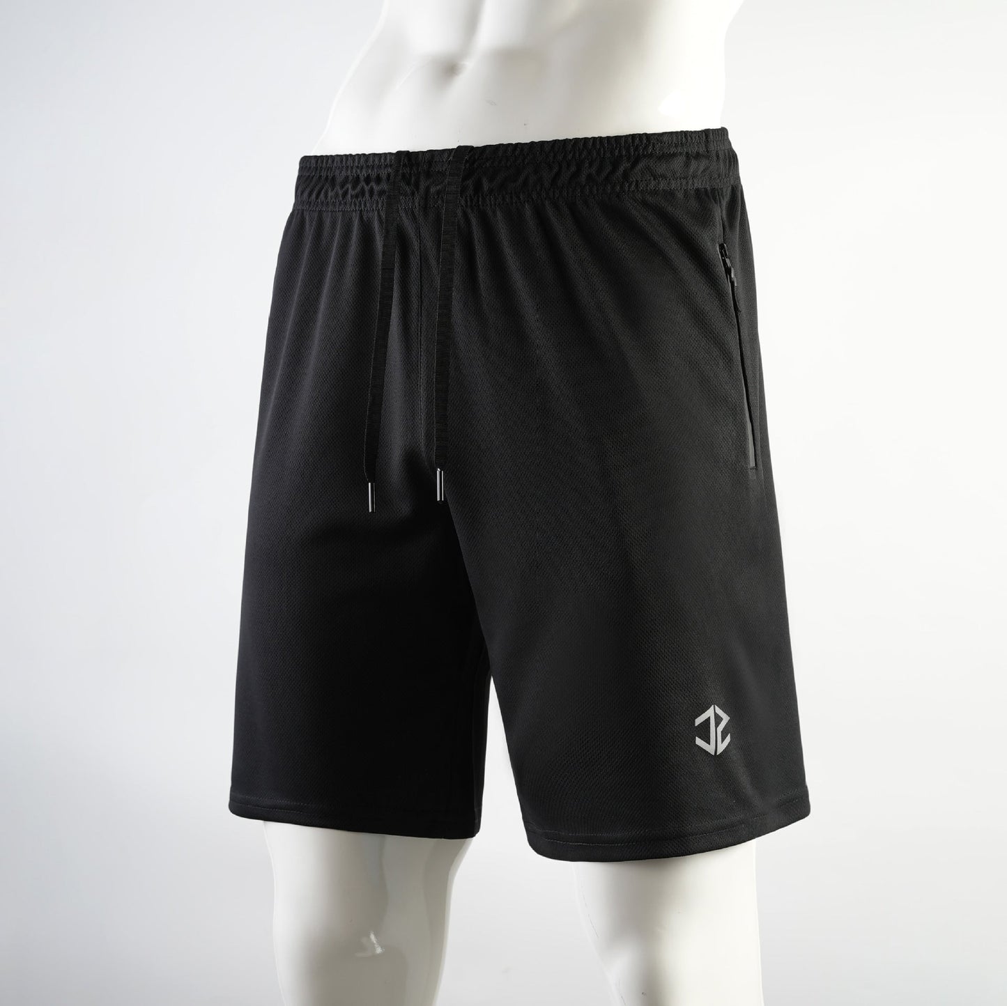 Men's Casual Quick-Drying Jogger Shorts with Zipper Pockets