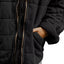 Plus Size Full Zip Quilted Bomber Jacket