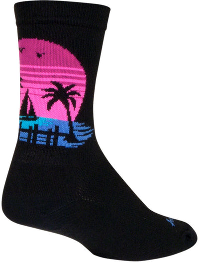 Chaussette SockGuy Sunset Crew - 6" Petit/Moyen