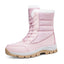 Bottes en Velours Chaud en Coton - Chaussures Rembourrées Hautes en Coton