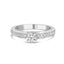 Anillo de Compromiso Solitario de Diamante de Oro Blanco de 14K - Talla 7