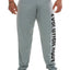 Men's Elastic Waist Active Pants with Letter Design