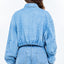 American Bazi Adjustable Drawstring Waist Crop Jacket for Women