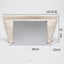 Cotton Canvas Travel Organizer Bag for Makeup
