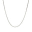 14k White Gold Gourmette Chain - 1.0mm