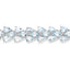 14.11 Carat Genuine Aquamarine Sterling Silver Bracelet