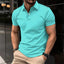 Polo Shirt pour Homme à Manches Courtes d'Été - Couleur Unie et Design Élégant