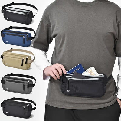 Premium Waterproof RFID Waist Bag for Travel