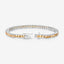 Bracelet en argent sterling de 8,25 carats en citrine véritable