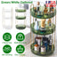 3 Tier Rotating Makeup Organizer - 360° Spinning Storage Tray