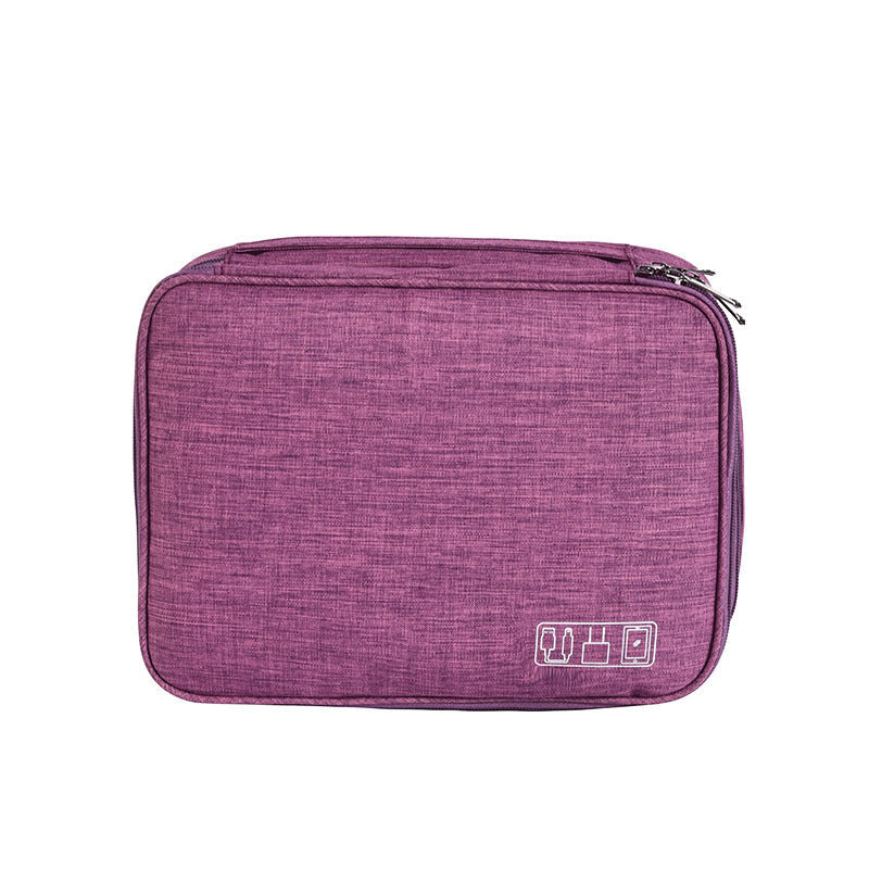 Portable Cable Organizer Bag for Travel & Home Storage