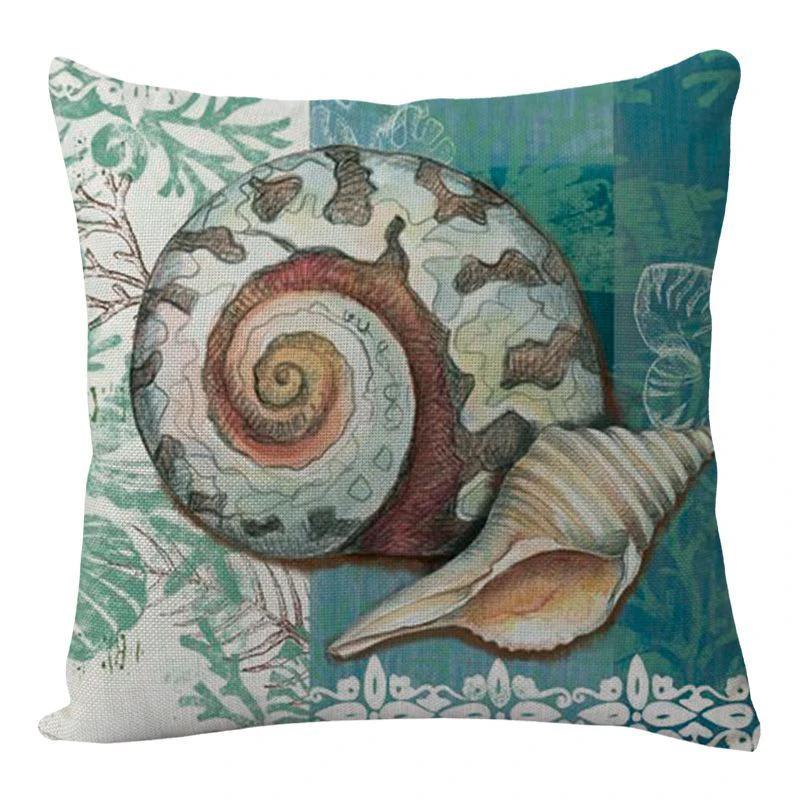 Housses de coussin imprimées Tortue de mer Mandotos pour une décoration intérieure élégante