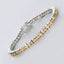 Bracelet en argent sterling de 8,25 carats en citrine véritable