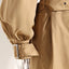 Manteau Trench à Volants