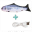Jouet interactif pour chats avec chargeur USB - Poisson
