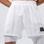 Shorts de jogging pour hommes grande taille avec taille élastique