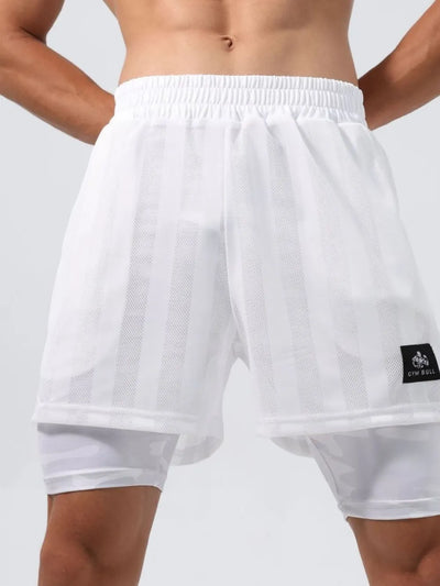 Men's Plus Size Elastic Waist Jogger Shorts