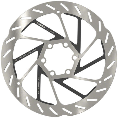 SRAM HS2 Disc Brake Rotor - 160mm 6-Bolt Silver/Black