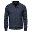 Men's Casual Zip-up Bomber Jacket with Pockets