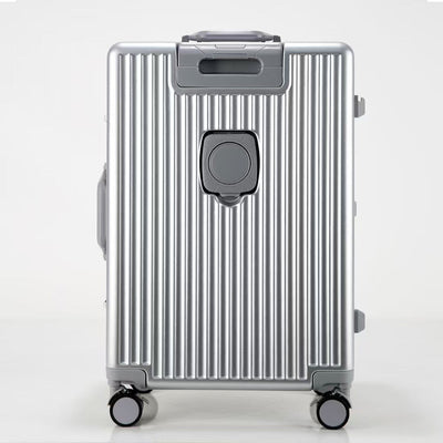 Maleta de Check-in con Apertura Frontal Premium con Marco de Aluminio