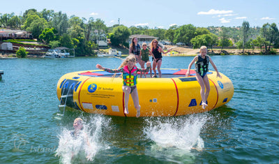 20' Island Hopper "Acrobat" Premium Water Trampoline - Ultimate Summer Fun - Korvel