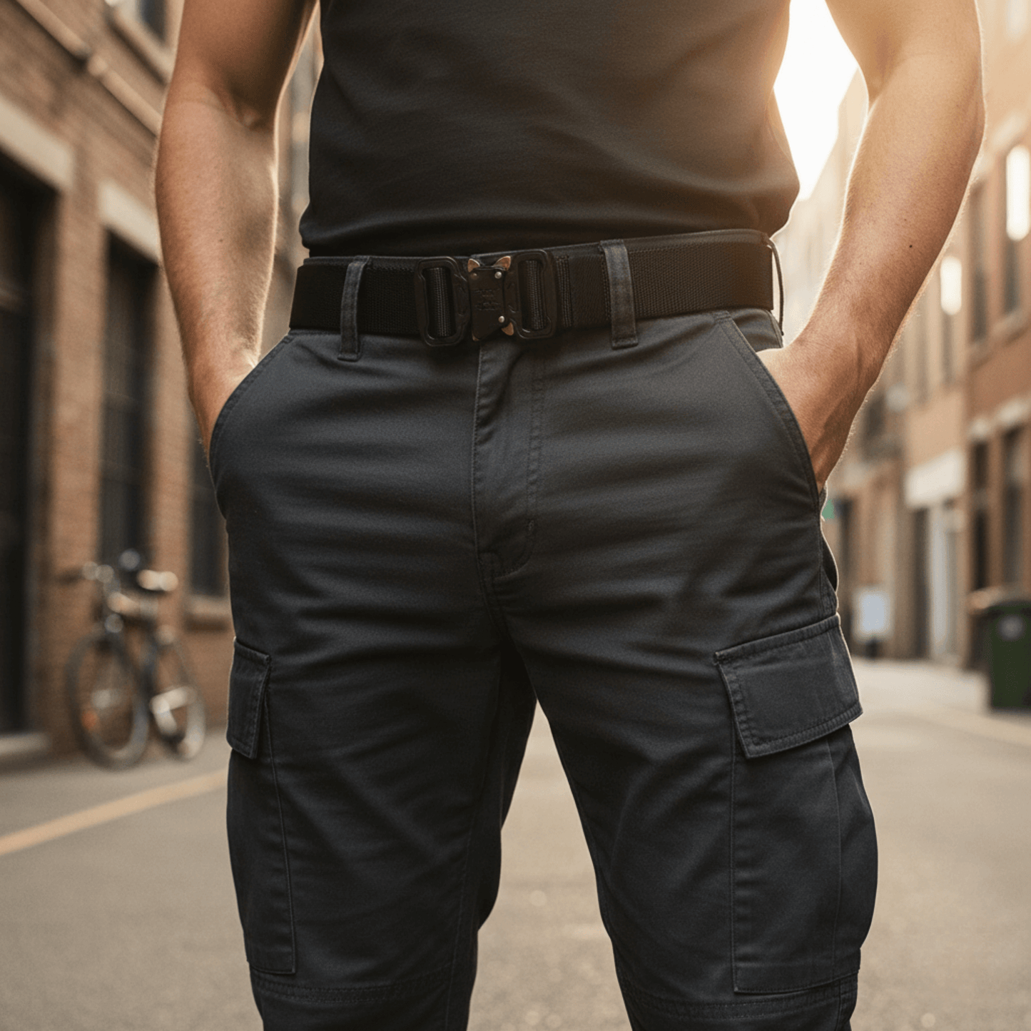 Cinturón Táctico para Hombre XGear Estilo Riggers con Hebilla de Liberación Rápida