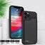 Back Clip Battery Soft Rubber Charging Case