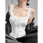 Off-Shoulder Irregular Short Sleeveless Top