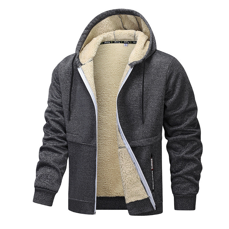 Men's Premium Lambswool Thickened Puffer Jacket