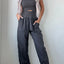 Cutout Square Neck Wide Strap Active Jumpsuit