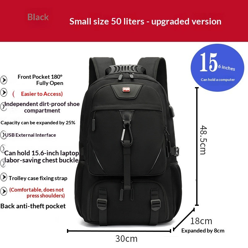 Mochila de Senderismo Impermeable Premium con Capacidad Extra Grande