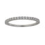Anillo de Boda de Circonita en Plata de Ley
