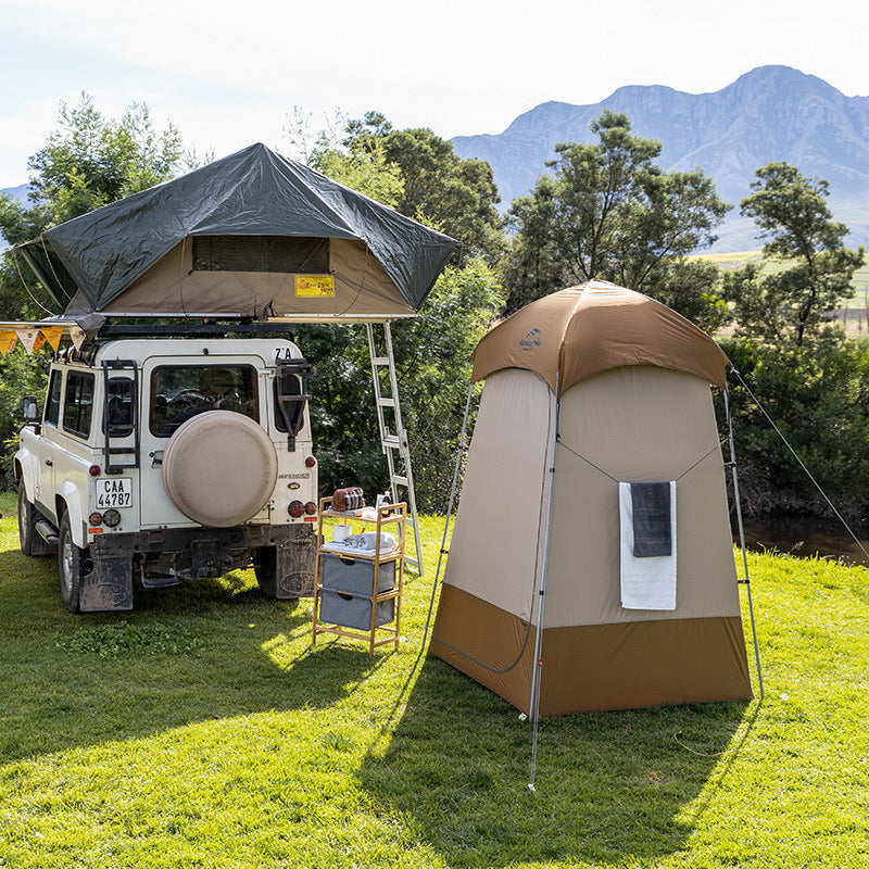 Single Person Portable Changing Shed for Outdoor Use