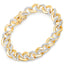 Bracelet en argent sterling avec diamant blanc véritable de 0,70 carat