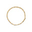 Bracelet en or blanc 10K avec diamants en cluster floral X-Link
