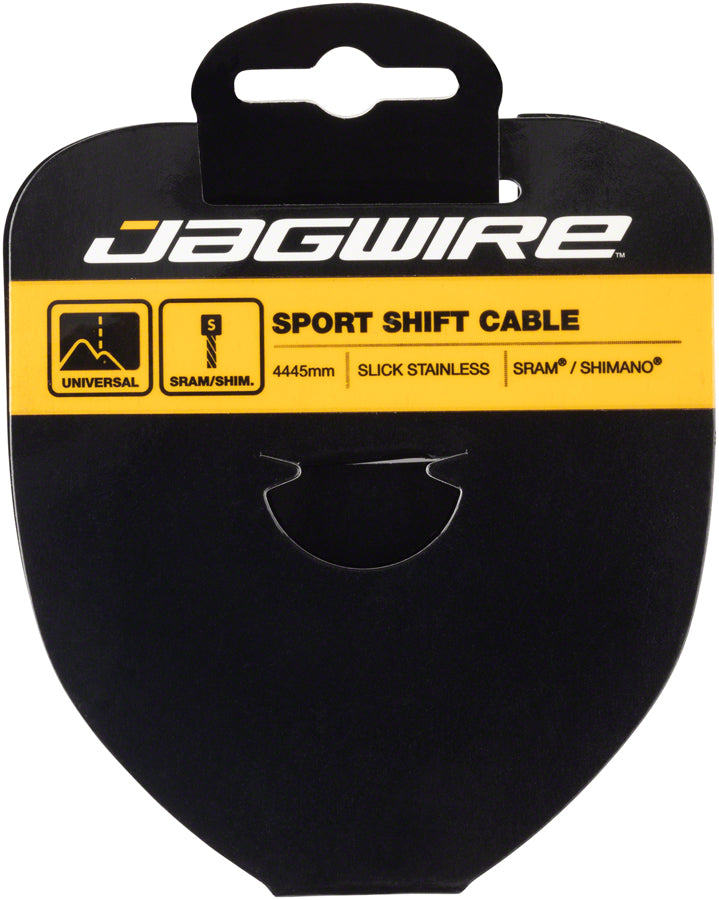 Jagwire Sport Shift Cable - 1.1 x 4445mm Stainless Steel for SRAM/Shimano