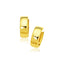 Aros de Aro Acogedores de Oro Amarillo de 14k