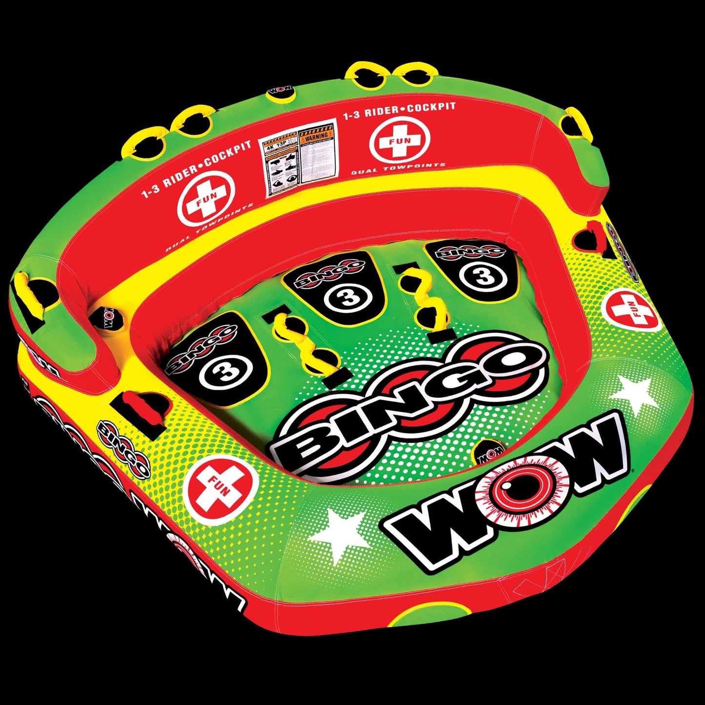 WOW Watersports Bingo Tubo de Agua Remolcable para 1-3 Personas