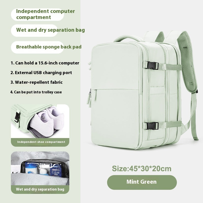 Mochila Expandible Premium para Viajes y Negocios